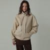 Nayro Belted Leather Blouson Cream