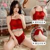 Sexy Underwear Suspender Belly Pocket Neck Strap Lace Backless Temptation Sexy Pure Desire Wind
