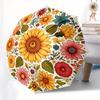 1pc Sunflower Mandala Design Umbrella with Plastic Handle,Suitable for All Seasons Home Travel Outdoor UmbrellaB1620