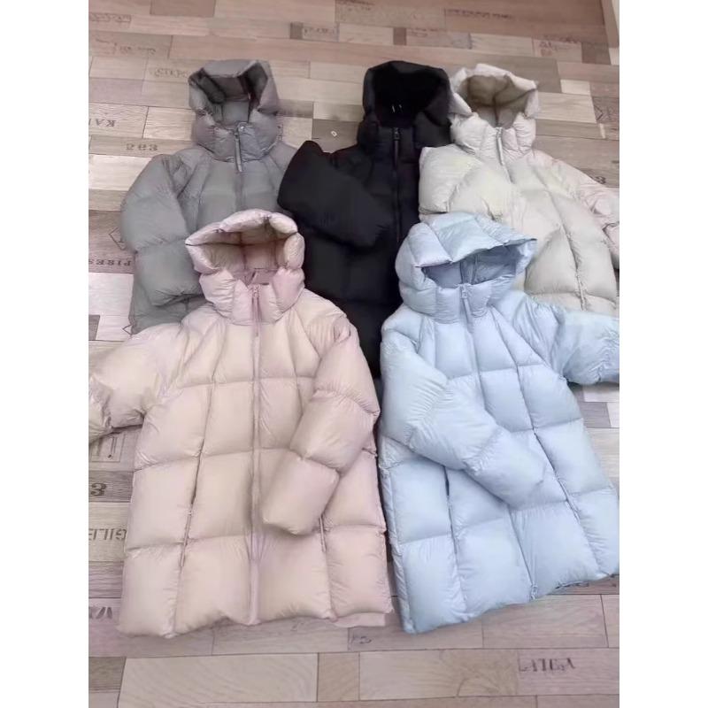 Winter Puff Down Cotton Jacket Women's Medium Long Thicken Hooded Coat Lady Warm Down Jackets Parker Overcoat