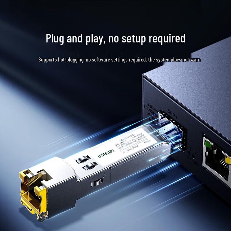 Ugreen SFP+ 10G Optical To RJ45 Electrical Converter Module