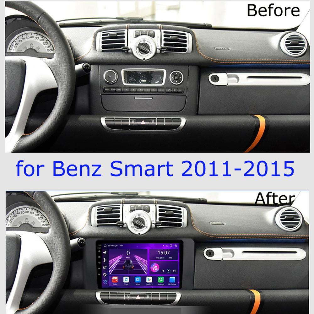 Android Car-Play Car Radio For Mercedes Benz Smart Fortwo 2010-2015 Multimedia Player Head Unit Stereo GPS Navigation BT WIFI,8 CORE ,2+32GB