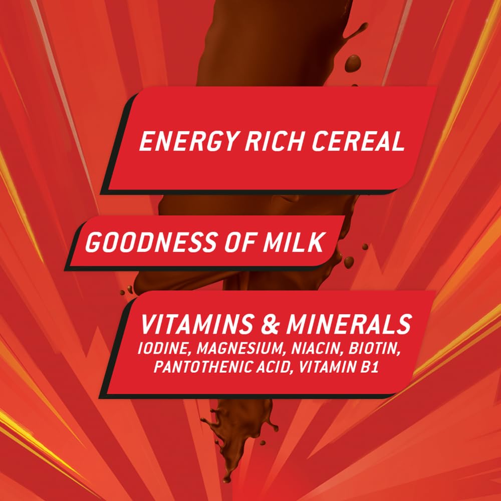 Boost Nutrition Chocolate Drink Refill 500 g | Malt-Based Energy Beverage with Vitamins & Minerals