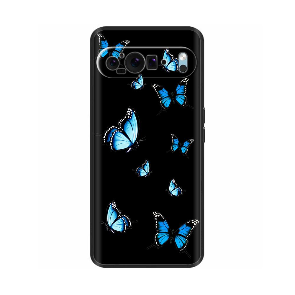 For Google Pixel 9 Pro Case Pixel 9 Pro XL Cover Soft Black Silicone Bumper Protector TPU Cases for Google Pixel9 Pixel 9 Pro XL