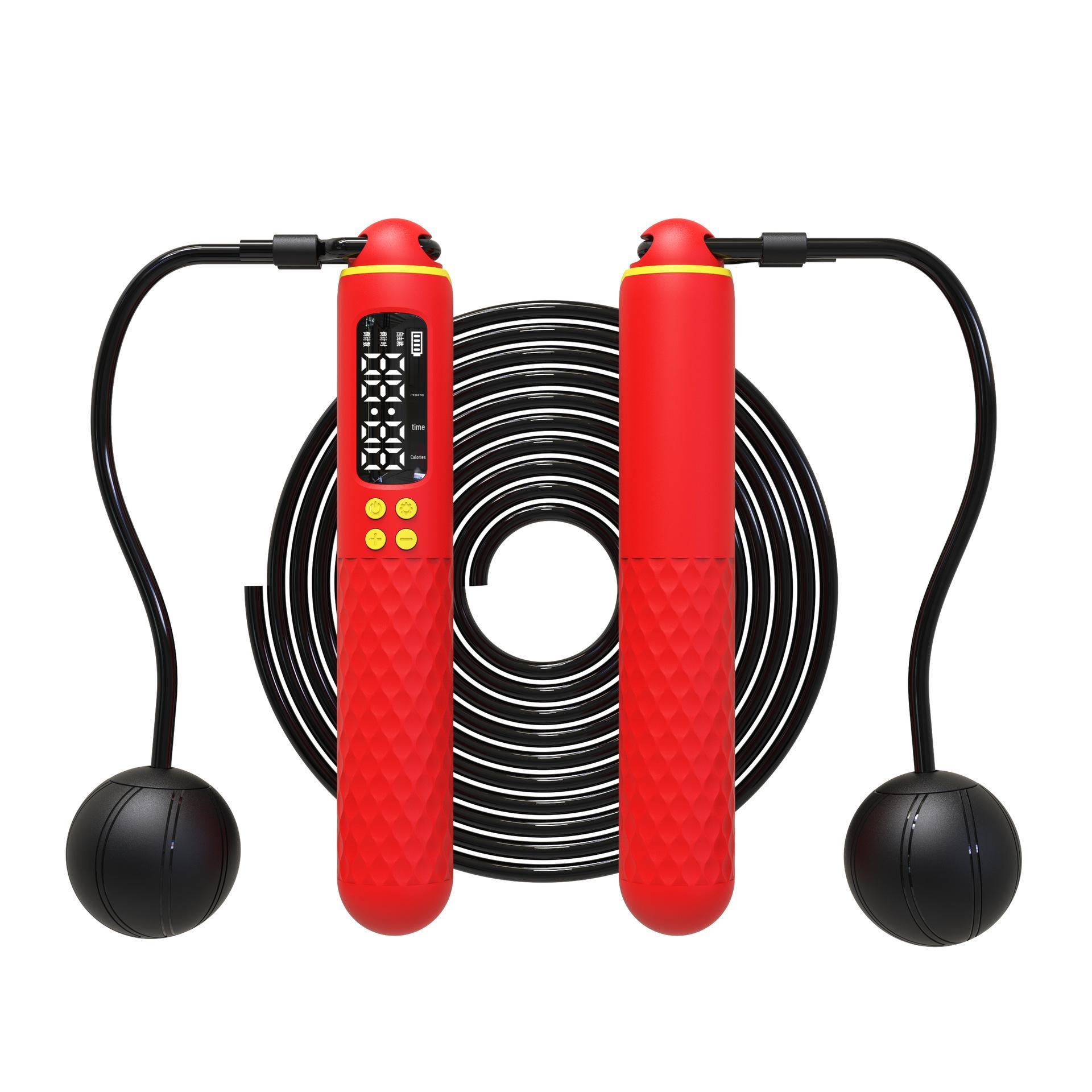 

Weighted Cordless Smart Counting Jump Rope for Junior High Fitness and Exam Prep
