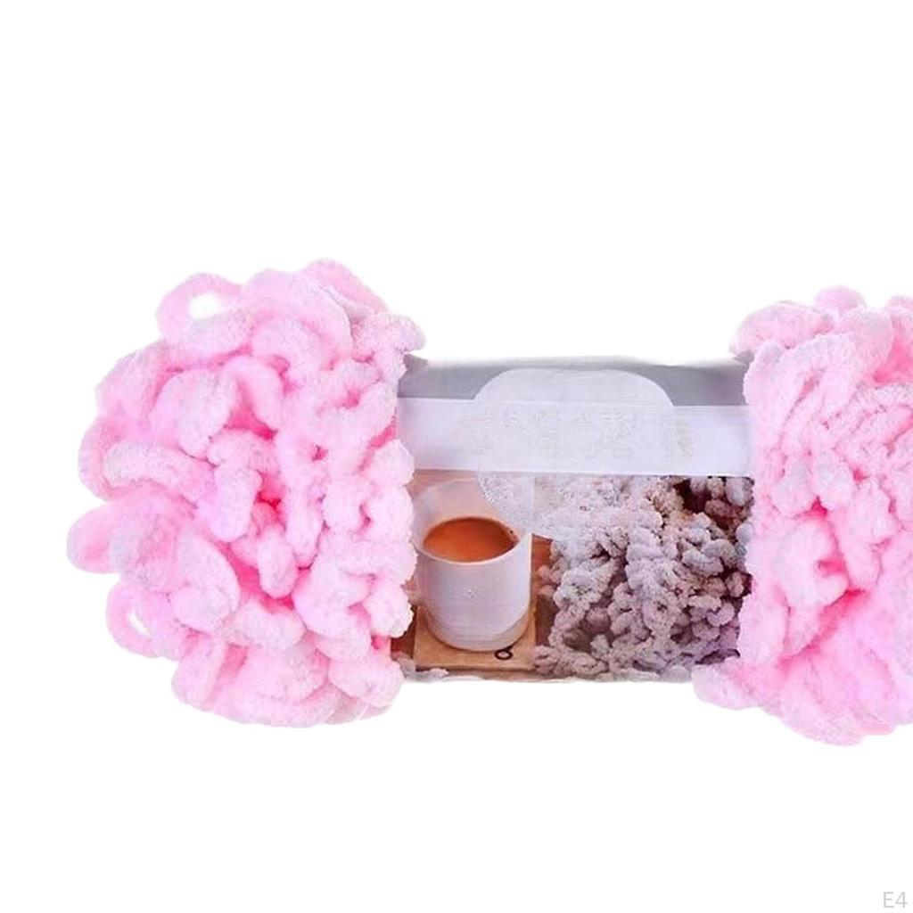 Dickes Wollgarn Voluminös Weich Sommer DIY Häkeln Armstricken Kissen Decke Stricken für