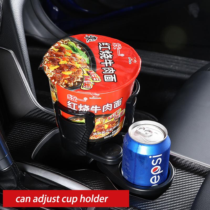 Amazon Hot Selling Multifunction Rotation Black Car Coffee Water Drink Cup Holder