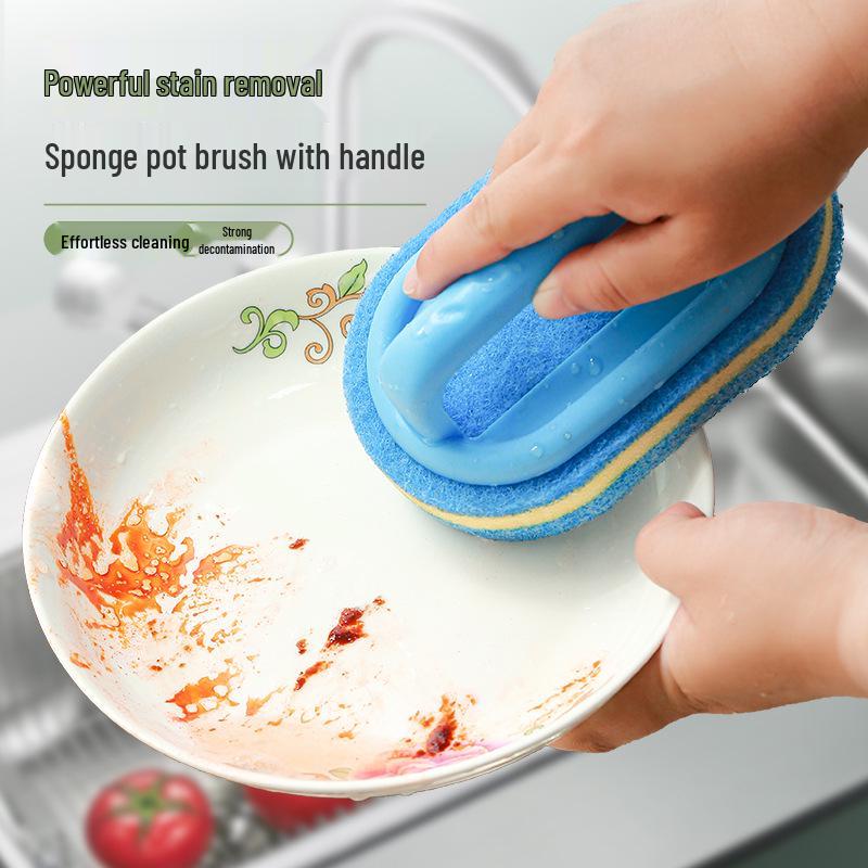 Multi-Use Tile & Glass Cleaning Brush for Kitchen & Bathroom