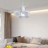 Wind Speed Adjustable LED Ceiling Fan Light 3 Lighting Modes Electric Cordless Fan  Bedroom