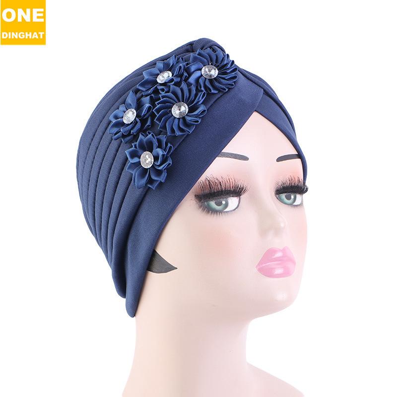 Ethnic Style Flower Accessories Headscarf Hat, Muslim Headscarf Hat, Wedding Hat Jdt-12G