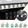 Cute Mini Duck Bunny Car Dashboard Accessories Fun Chicks Car Rearview Mirror Decor Interior Ornaments Fairy Garden Home Gift