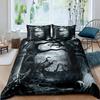 Scary Horror Movie Duvet Cover Set Dark Terror Killer Bloody Bedding Set Horrible Halloween Quilt Cover Single/Double/King Size