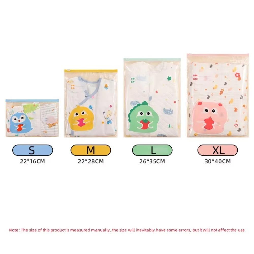 5 buc sac de depozitare cu desene animate, sac de ambalare impermeabil, geantă portabilă cu fermoar, geantă pentru exterior