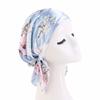 Floral Print Muslim Women Inner Hijabs Cap Arab Wrap Head Scarf Turban Bonnet Ready To Wear Hijab Femme Underscarf Caps Turbante
