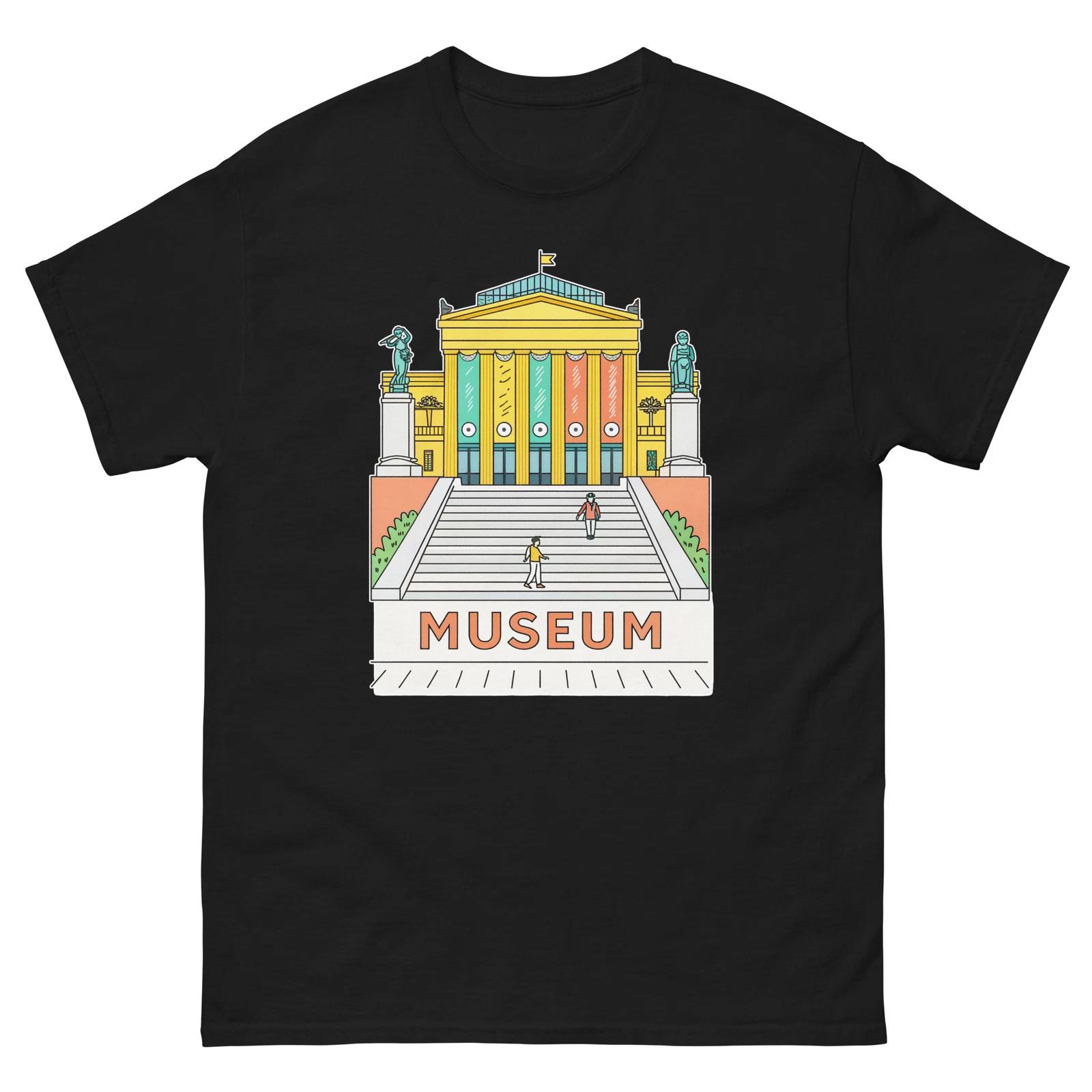 Museum Everyday Location Building Place T-Shirt 4XL
