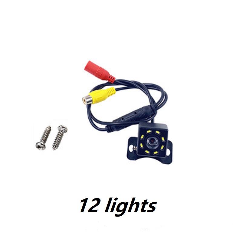 NEW Car Rear View Camera HD Rear View Video Vehicle Camera Backup Reverse Camera 12 LED Night Vision Parking Camera Wide Angle