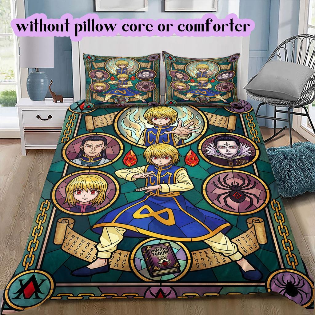 Hunter anime character Soft and Comfortable Duvet Cover, Children's Bedding Set Gift, Extra Large Size, Various Sizes Available
