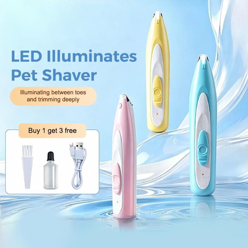 Skin-Friendly Electric Pet Foot Hair Trimmer Painless Cat Dog Paw Fur Clipper for Sensitive Skin Pets