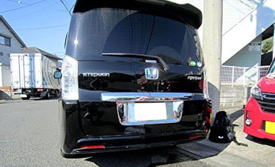 BRIGHTZ Chrome Rear License Plate for Step Wagon Spada RK Step Wagon Spada 14564 RK5/RK6 [LICENSE-010] 5/6