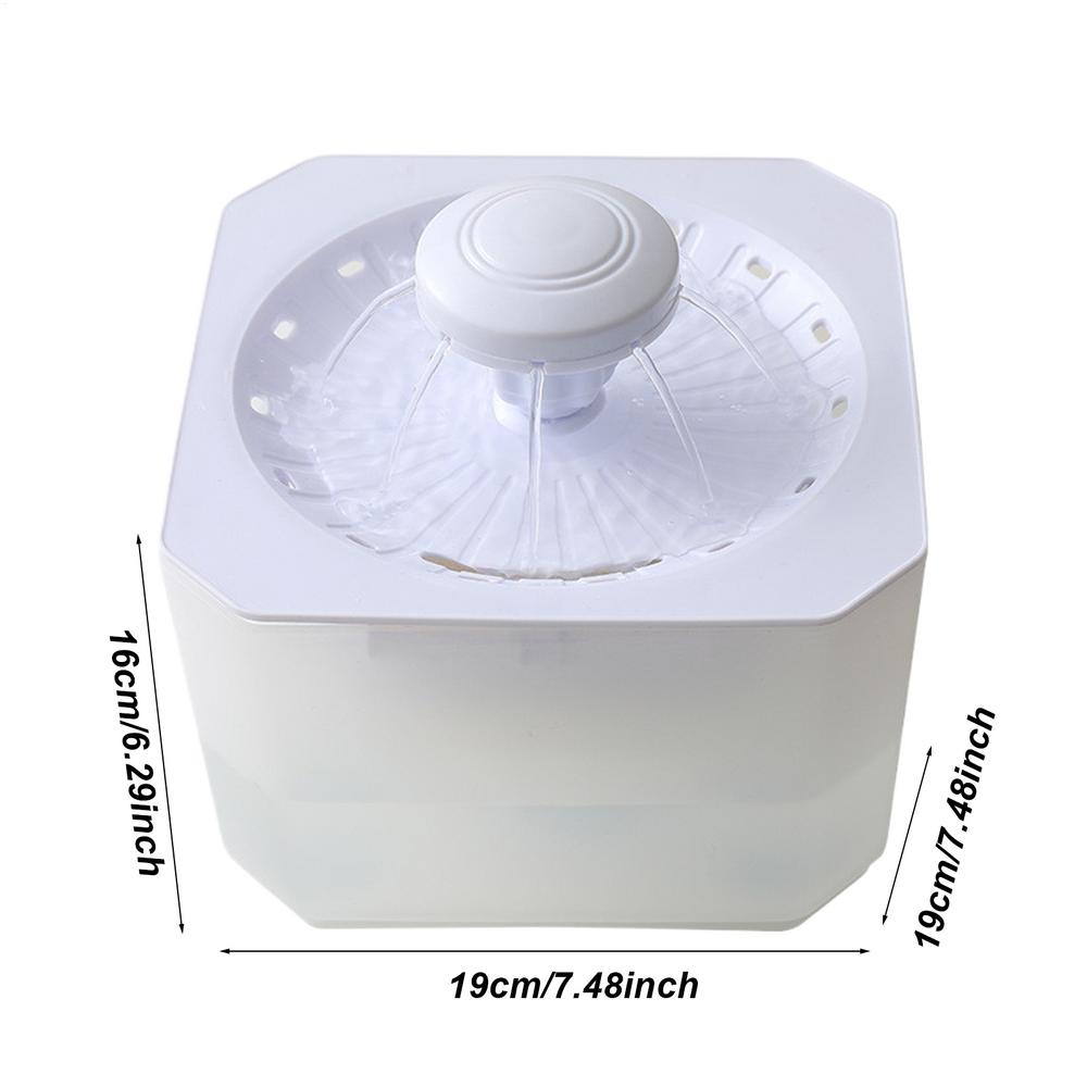 

Поилки для кошек 2,5 л/84,55 унций Поилка для кошек с фильтром внутри Поилка с циркуляцией воды белый