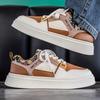 2026 Trendy Fashion Sports Leisure Breathable Thick Bottom Breathable Versatile White Shoes Quality Men's Board Shoes