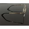 Classic Luxury Half Rim Metal Golden Black Finish Eyeglass Frame Cart-Metal JL166605724963