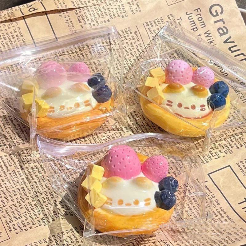 Strawberry Stress Relief Squeeze Toy Soft Fidget for Anxiety Relief Sensory Fidget Toy ADHD Kids Gift Slow Rising Decompression