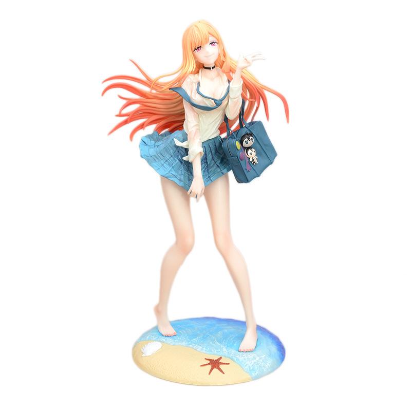 My Dress-Up Darling Marin Kitagawa Beach Ver. Anime Figure Cute Bishoujo Collectible Model Desktop Decor Gift for Fans