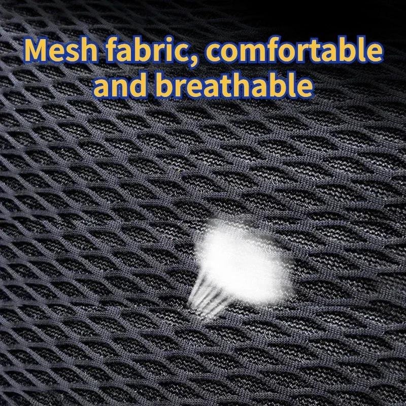 Leather Knitted Car Pillows Headrest Neck Rest Cushion Head Support Seat Accessories Auto Black Safety Pillow Universal Decor