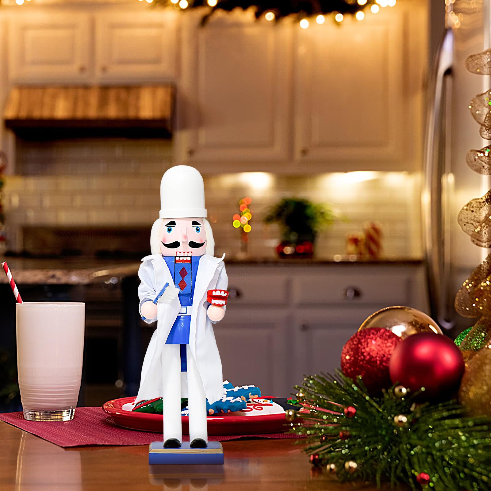 

Realistic Christmas Nutcracker Figure Christmas Wood Nutcracker Sculpture Traditional Ornaments Scene Props for Desk Mantel China Mainland