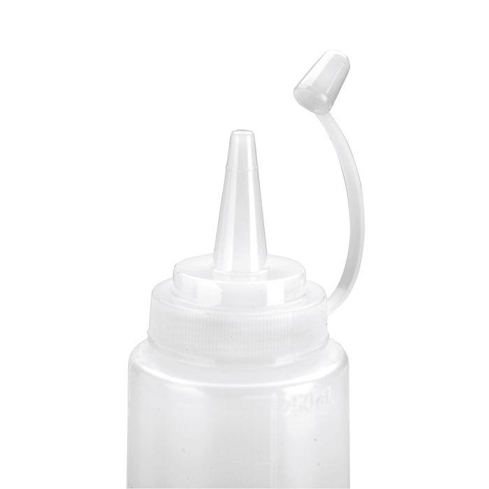 Flacon doseur - plastique - 0,700 l - translucide - gradué - compatible lave-vaisselle