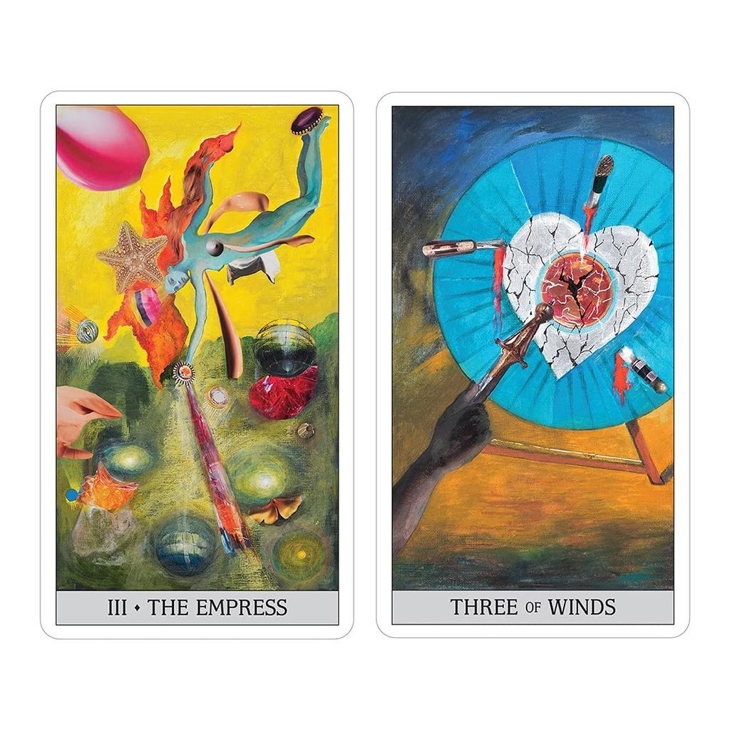 Kancharo 78-Card Tarot Card Set [Japaridze Tarot] Includes Japanese Tarot Card Instructions & Pouch (Authentic)