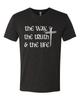 Der Weg, die Wahrheit und das Leben Inspirierendes Christliches Premium Tri-Blend T-Shirt