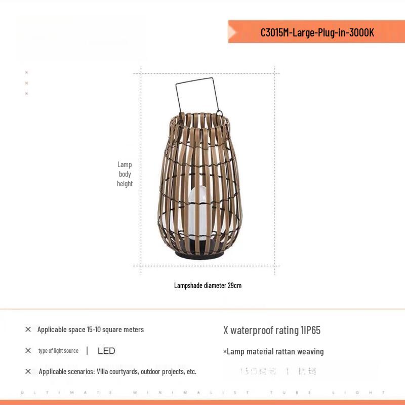 Xuanyong Solar Outdoor Garden Floor Lamp Large