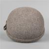 Ji Wool, Mother Equestrian Hat, Women'S High-End Bow, Elegant Retro Small Fragrant Cap.