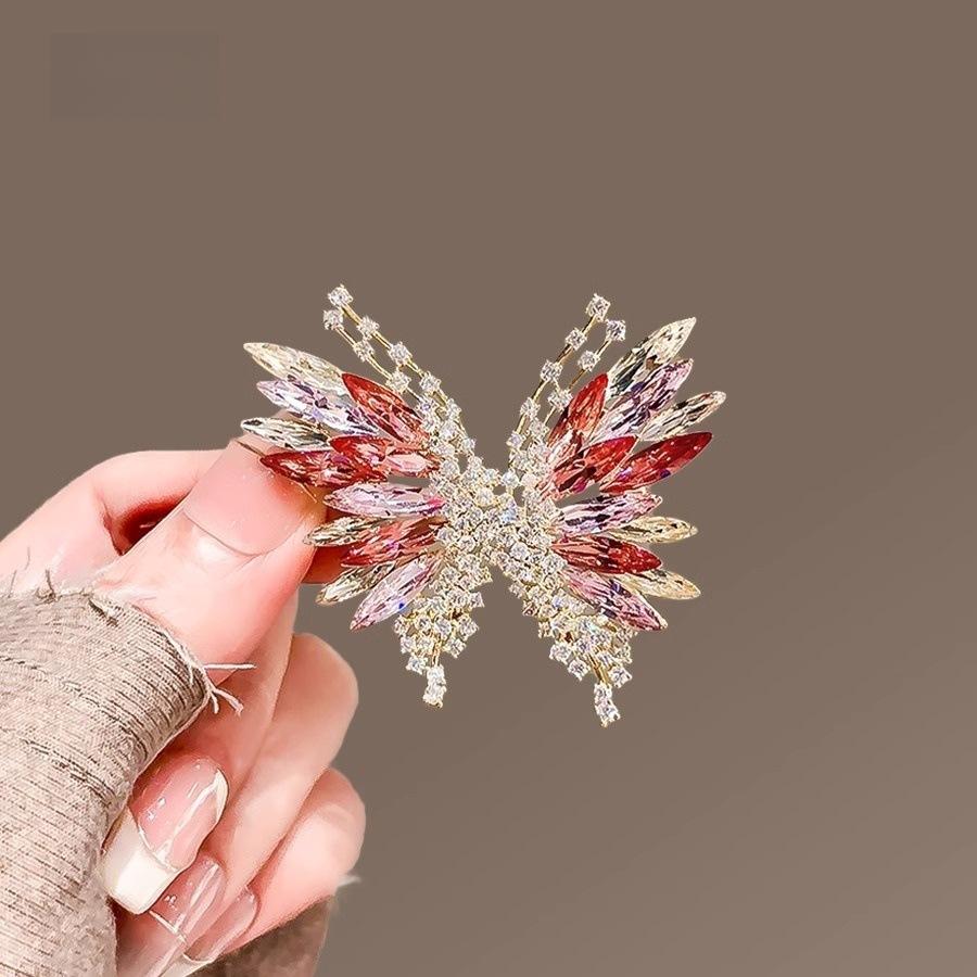 Ancient style auspicious clouds peony flower brooch elegant temperament high-end fashion corsage cheongsam Hanfu suit pin accessories
