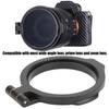 Camera Lens Filter Ring, Durable Quick Switch, Multi-Size Lens Filter Holder, Aluminum Alloy Material, for Wide-Angle Prime Zoom Lenses, Achieves Bett