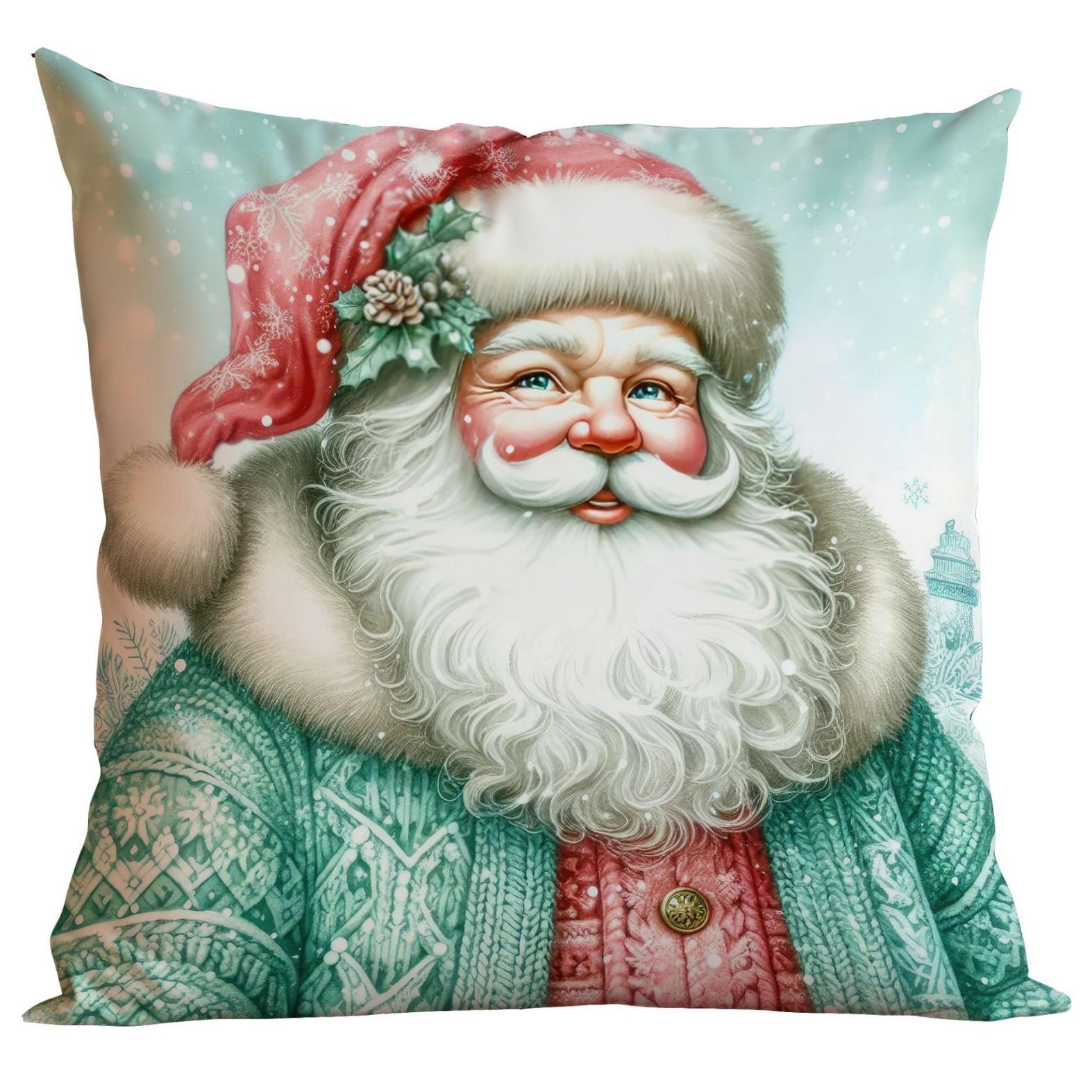 

Anew Mint Green Christmas Pillow Case Festive Ornament Home Sofa Pillow Case Premium Durable Quality Useful Practical 45*45cm