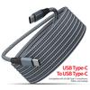 Factory  Black Nylon Braid Pd 60w Phone Fast Charger 3m Usb Type C To Type C Charging  Data Cable for Iphone15 16 Plus