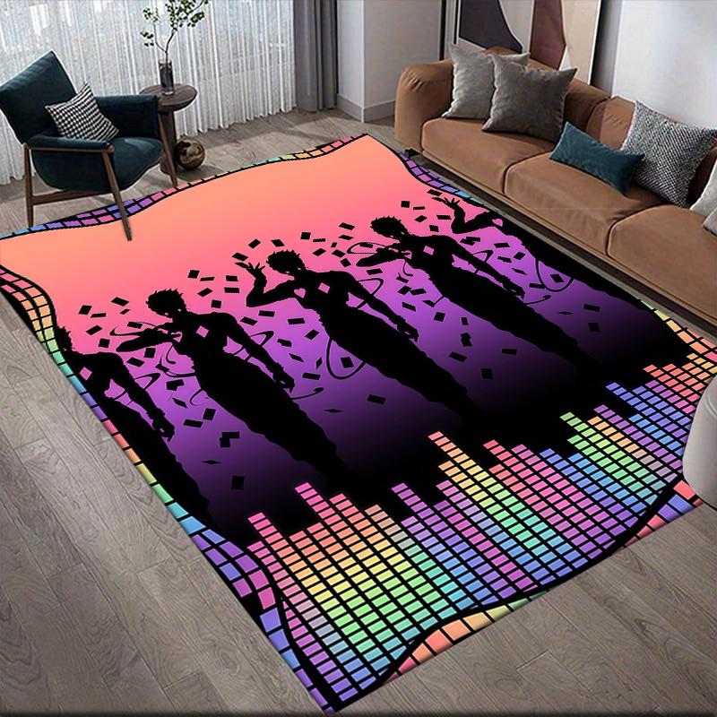 Hisoka Home Sofa Decoration for Living Room & Bedroom, Non‑Slip Play Flannel Floor Mat for Game Room