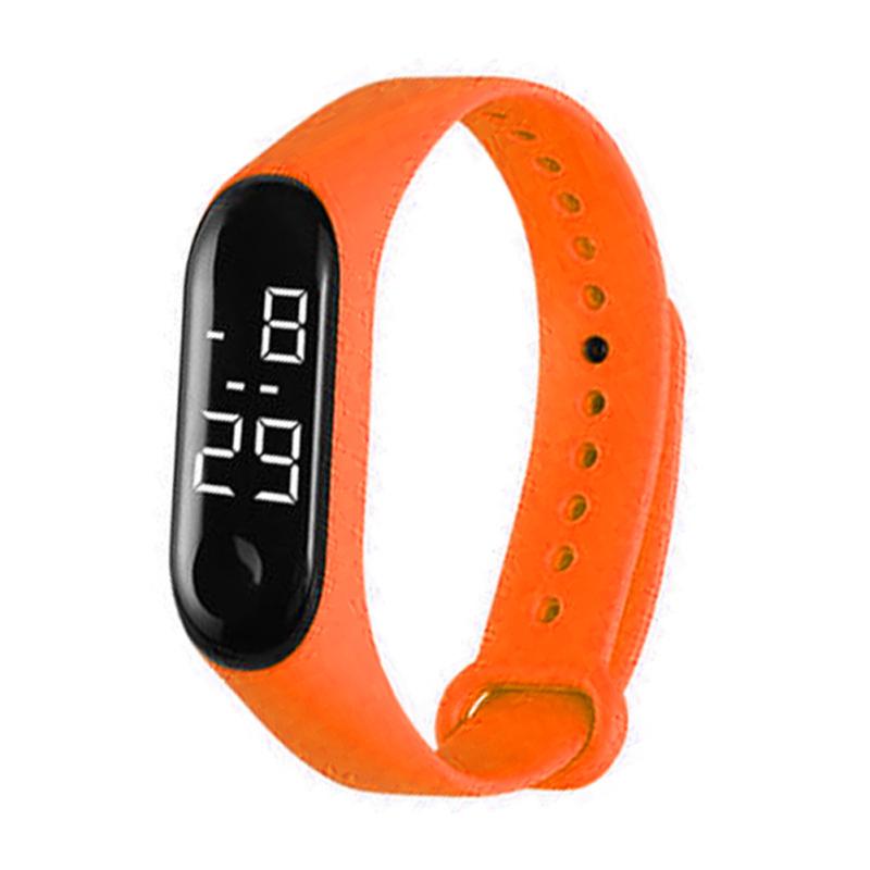 Vattentät Sportklocka Lättviktig LED Pekskärm Digital Klocka