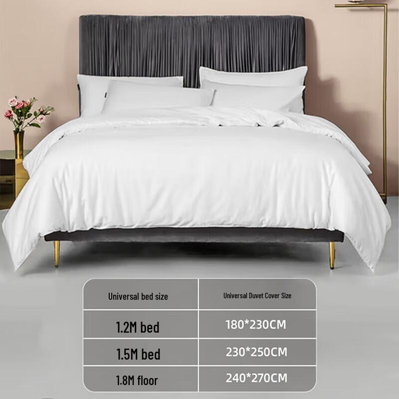 

Портативная чисто-белая пододеяльник