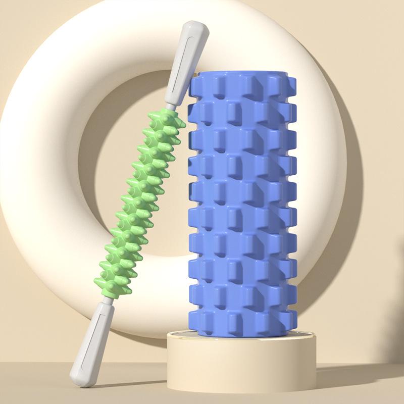 Foam Roller Wolf Tooth Muscle Massage Relaxer - Slimming Yoga Tool for Legs and Back