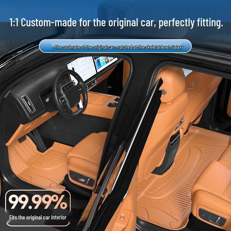 Compatible with Galaxy Starship 7emi: Starry Sky TPE Car Floor Mats
