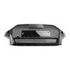 Gloss Black Front Bumper Radiator Vent Mesh Grille Grill Fit Q7 2016-2019