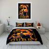 Basketball Player Art Poster Bedding Duvet Cover Set Duvet Cover Pillowcases  (1*Duvet Cover 2*Pillowcases, Without Duvet Insert)
