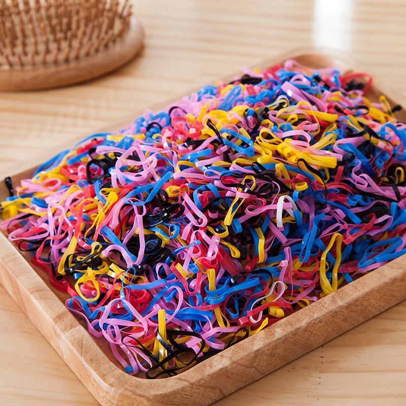 Child-Safe Hair Ties: Colorful, Non-Damaging Rubber Bands for Girls and Babies