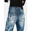 Vintage Washed Straight-Leg Jeans