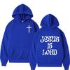 Christus Jesus Ist Herr Bibelvers Hoodies Herren Damen Kleidung Mode Harajuku Sweatshirts Fleece Lässig Langarm Pullover