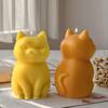 Professional Food Safe Silicone Mold Heat Resistant 95% Detail Accuracy DIY Cats Candle Mold For 3D Candle Creators